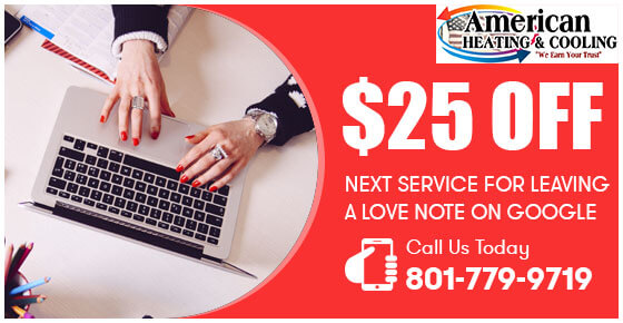 $25 Off next service for leaving a love note on google